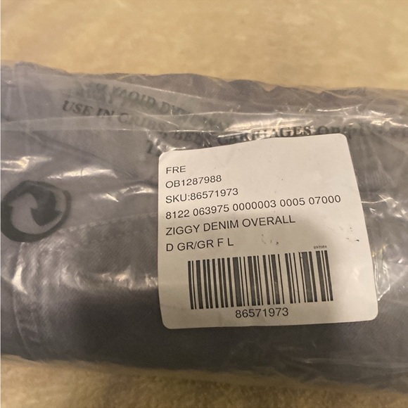 FREE PEOPLE We The Free Ziggy Denim Overalls NWOT - Picture 5 of 8